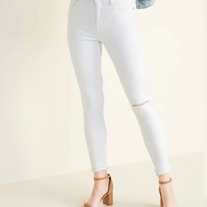 Rockstar super skinny white jegging jeans